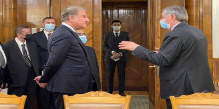 پاکستان، روس دے نال ݙو طرفہ تعلقات کوں خصوصی اہمیت ݙیندے،وزیر خارجہ مخدوم شاہ محمود قریشی دی روسی ہم منصب سرگئی لاوروف ںال ملاقات اچ ڳالھ مہاڑ